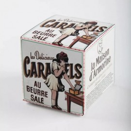 Boite cube caramels tendres 50g