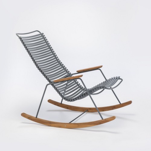 Rocking chair (couleur gris foncé)