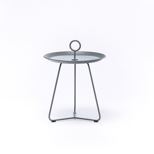 Table intérieure/extérieure ronde en métal Ø45cm (couleur gris foncé N°5050)
