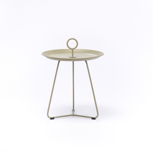 Table intérieure/extérieure ronde en métal Ø45cm (couleur kaki N°4646)