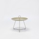 Table intérieure/extérieure ronde en métal Ø60cm (couleur kaki N°4646)