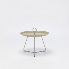 Table intérieure/extérieure ronde en métal Ø60cm (couleur kaki N°4646)