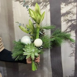 Bouquet Noël Blanc